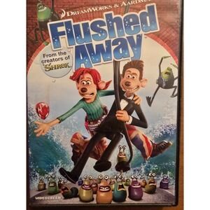 Flushed Away (DVD, 2006), Family Animation, Excellent Condition